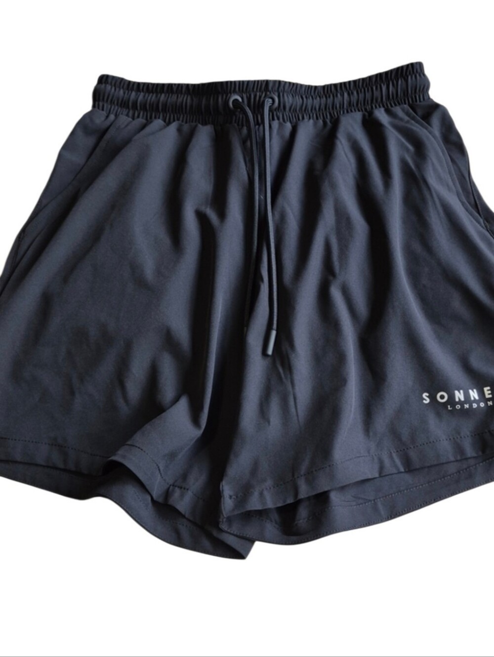 Sonneti London City Shorts Mens Small Black Athletic Running Shorts NWT